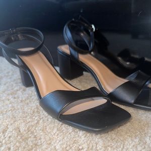 Black Block Heels